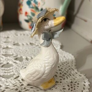 Vintage Trippies Ceramic Duck Goose Figurine 1989